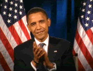 Obama Clapping Best Reaction Gif - Animated Gif Images - GIFs Center